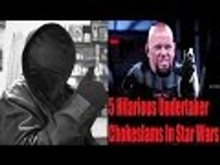 5 Hilarious Undertaker Chokeslams In Star Wars REACTION!!! (STD)