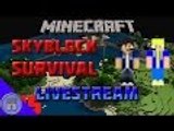 Minecraft Skyblock Survival Livestream #15 - 2 ISLANDS?!?!?!?!?