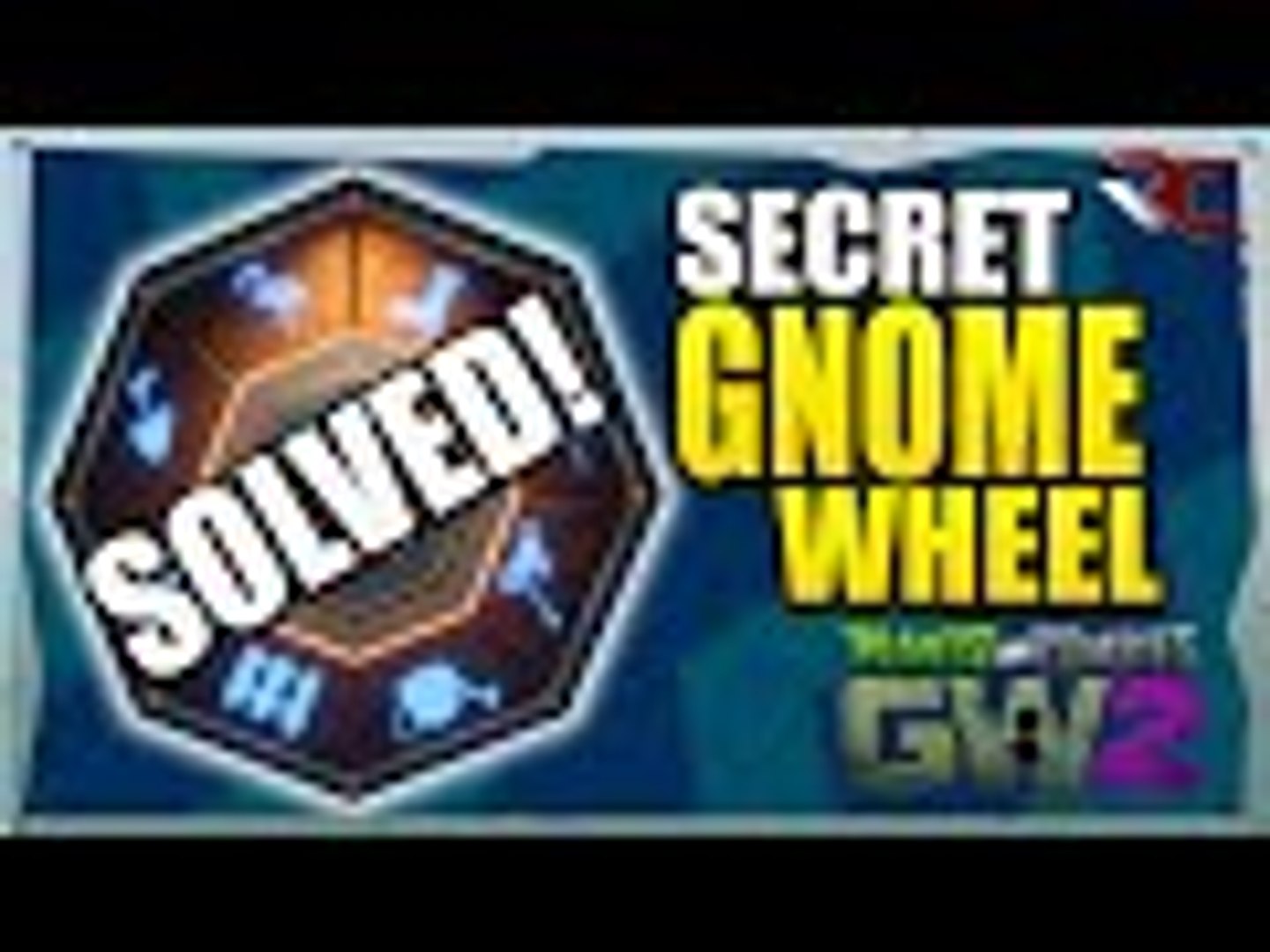 Solving the Secret Gold Gnome Wheel | Plants vs Zombies Garden Warfare 2 -  Secret Wheel Combination - video Dailymotion
