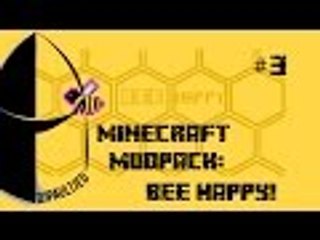 Minecraft HQM Modpack - Bee Happy! Ep. 3 Nether Portal!