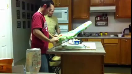 Father and Son moments (Vibrating chair for baby)