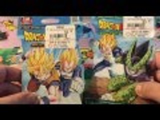 Opening weighed DBZ Perfection and Evolution Packs Panini TCG Dragon Ball Z