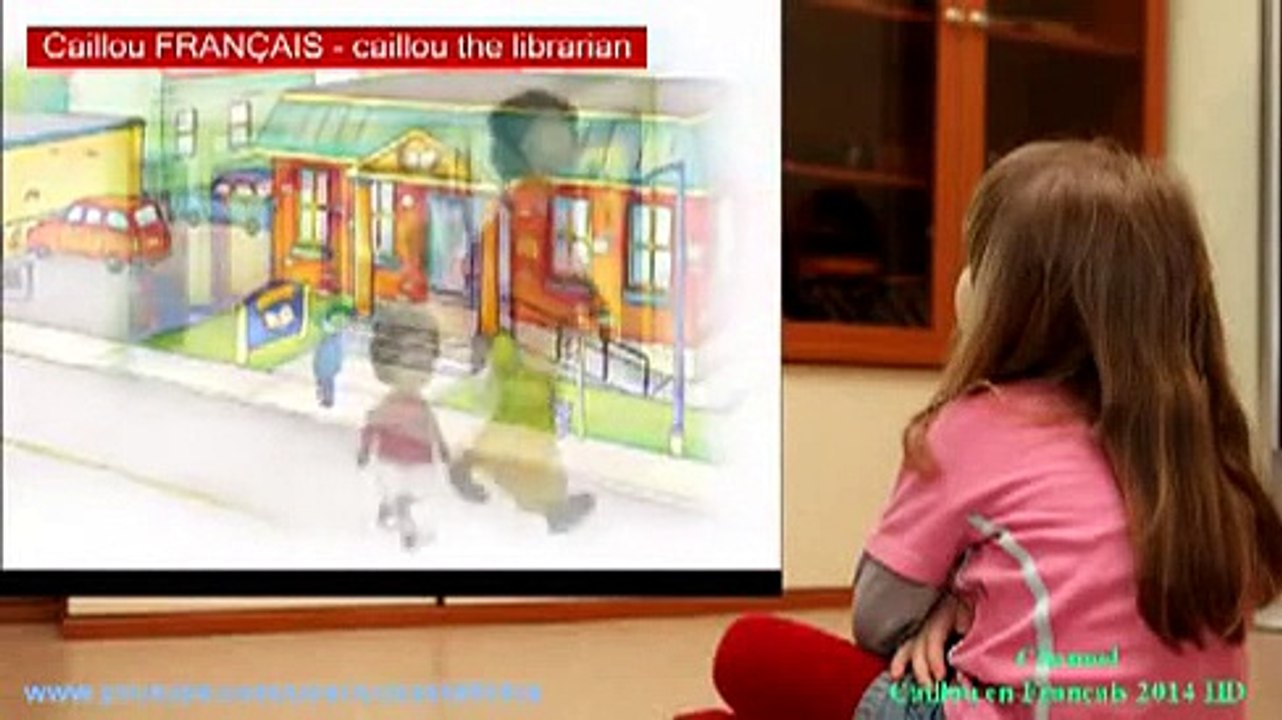Caillou FRANcAIS - caillou the librarian cartoon snippet