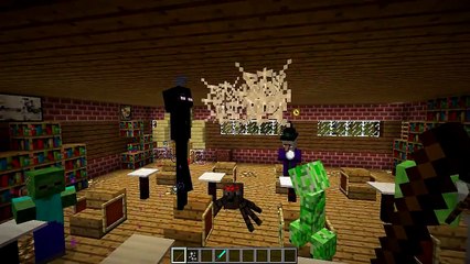 Minecraft Escola Monstro #01 -Como Matar o STEVE !! Monster School