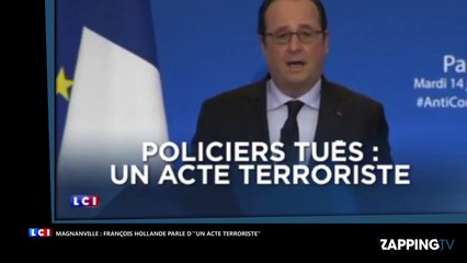 Magnanville – Policiers assassinés : François Hollande parle "d’un acte incontestablement terroriste" (Vidéo)