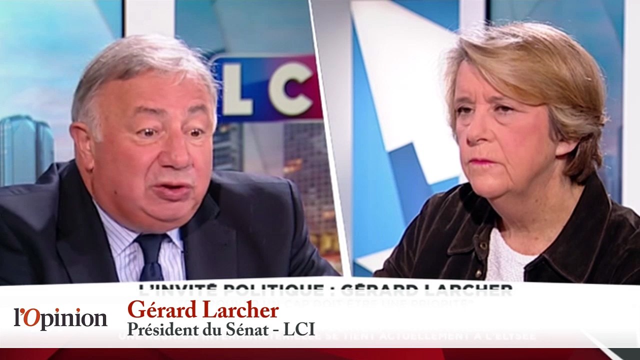 Gérard Larcher : « Il faut avoir la volonté de combattre le terrorisme »