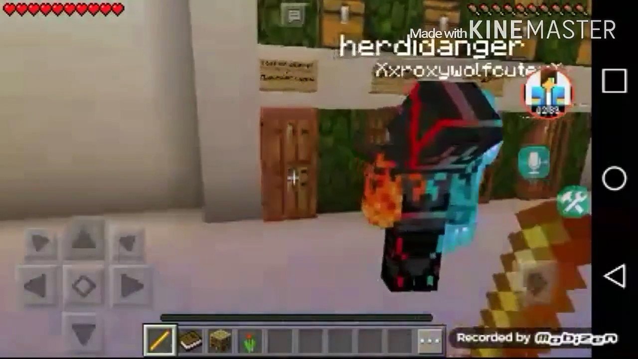I met a friend in school ( minecraft )