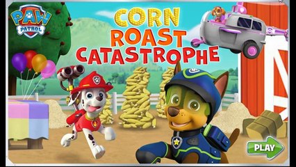 Paw Patrol English Video Game Corn Roast Catastrophe. Learn Numbers.