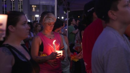 Thousands gather for Orlando shooting vigil