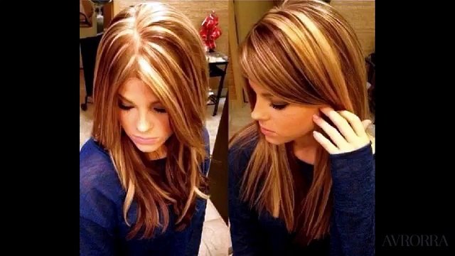 Мелирование на темные волосы до и после