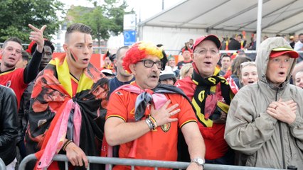 Euro 2016: Belgique - Italie au Grognon (Namur)