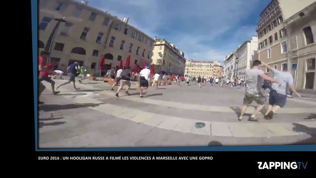 Euro 2016 : Un hooligan russe a filmé les violences à Marseille avec une GoPro, la vidéo choc !
