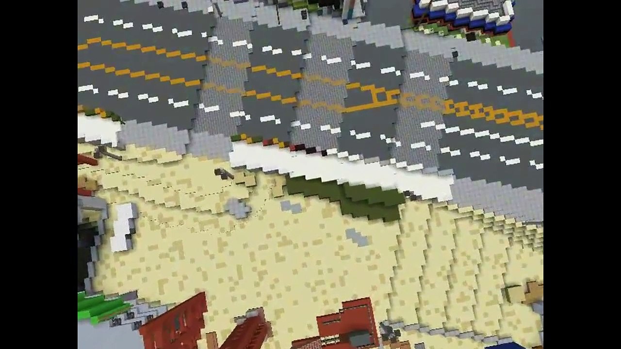 Cùng chơi minecraft map#1(1.8.8,server) Cùng review map GTA 5 phiên bản minecraft