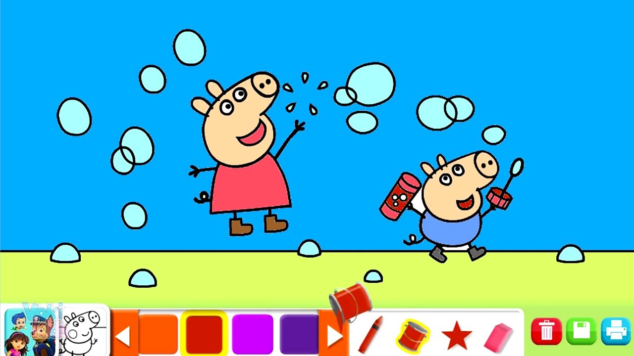 Peppa Pig Coloring Pages Peppa Coloring Book