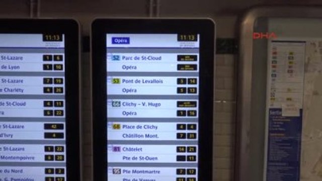 Fransa'da Toplu Ulaşım Durma Noktasına Geldi !..