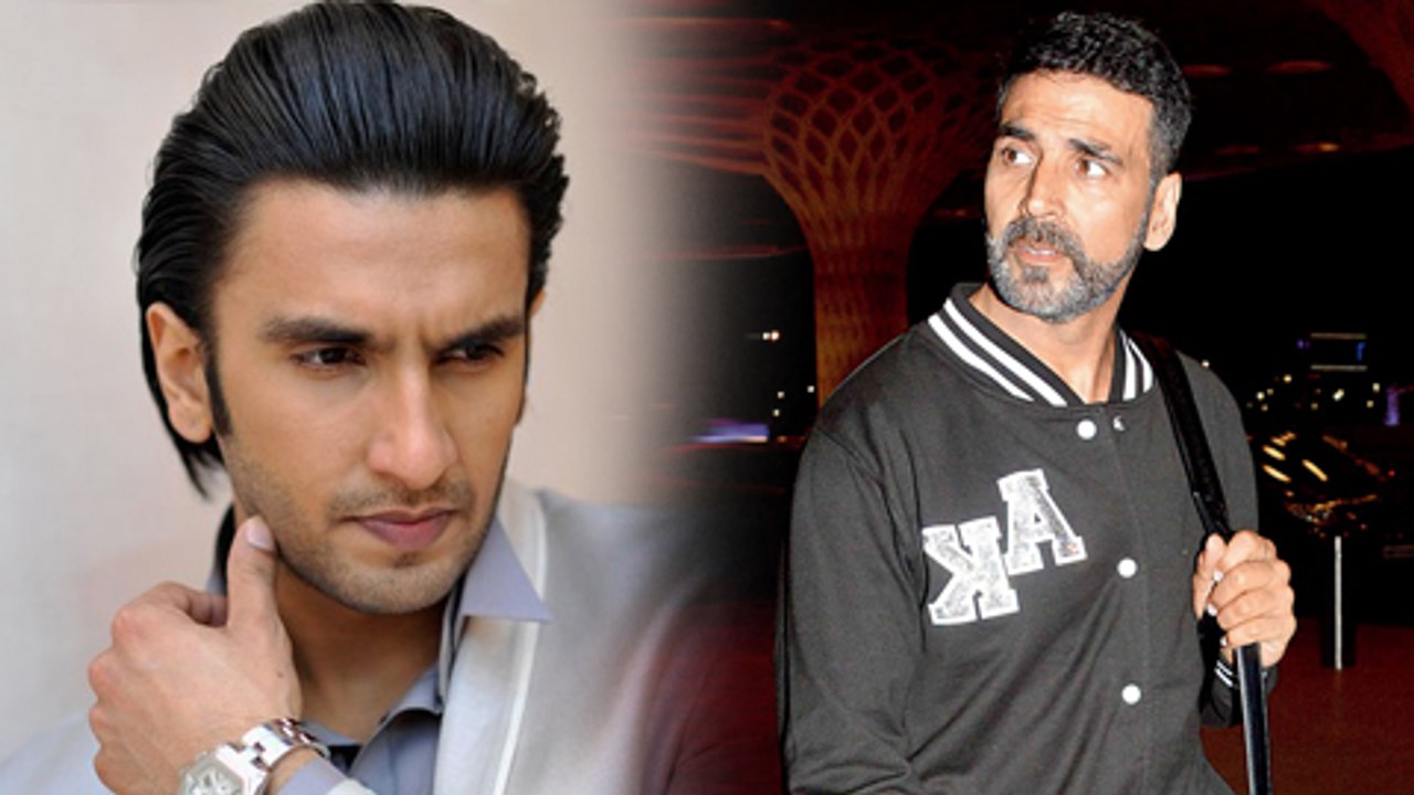 OMG! Ranveer Throws Attitude On Akshay Kumar