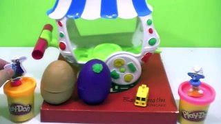 KINDER SURPRISE EGGS PEPPA PIG!!!   Lovely play doh eggs car toys 2016