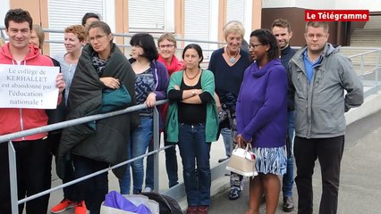 Brest. Des enseignants du collège de Kerhallet en colère
