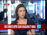 FRANCE 24: Fighting between Israeli tanks and Hamas - des combats entre chars israeliens et hamas