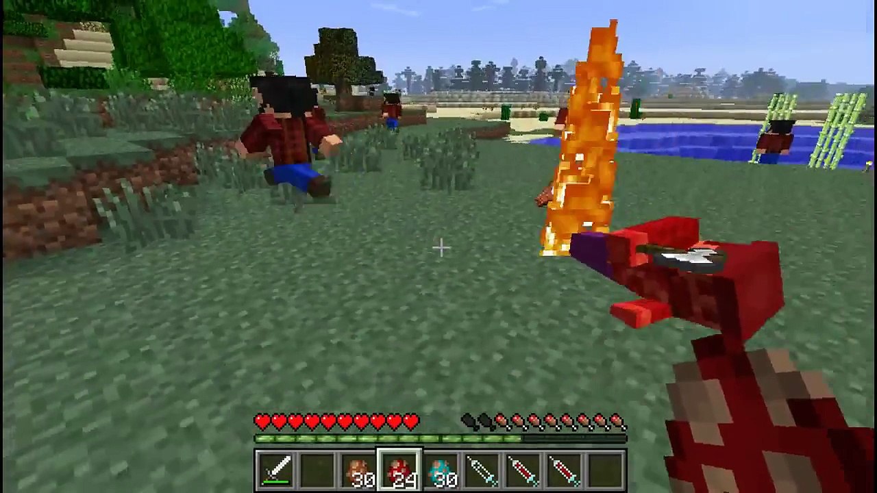 Minecraft Mod Showcase   The Infection Mod! MINECRAFT ZOMBIE MOD   HARDCORE ZOMBIES!