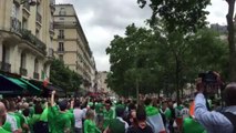 Fans Irlandais et Suédois chantent Abba dans les rues de Paris - Euro 2016