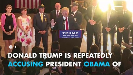 Trump blames Obama for the Orlando shooting