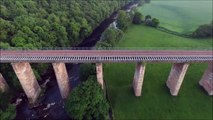 Copy of Enterkine Viaduct and the River Ayr, Ayrshire, Scotland - Views from the Air