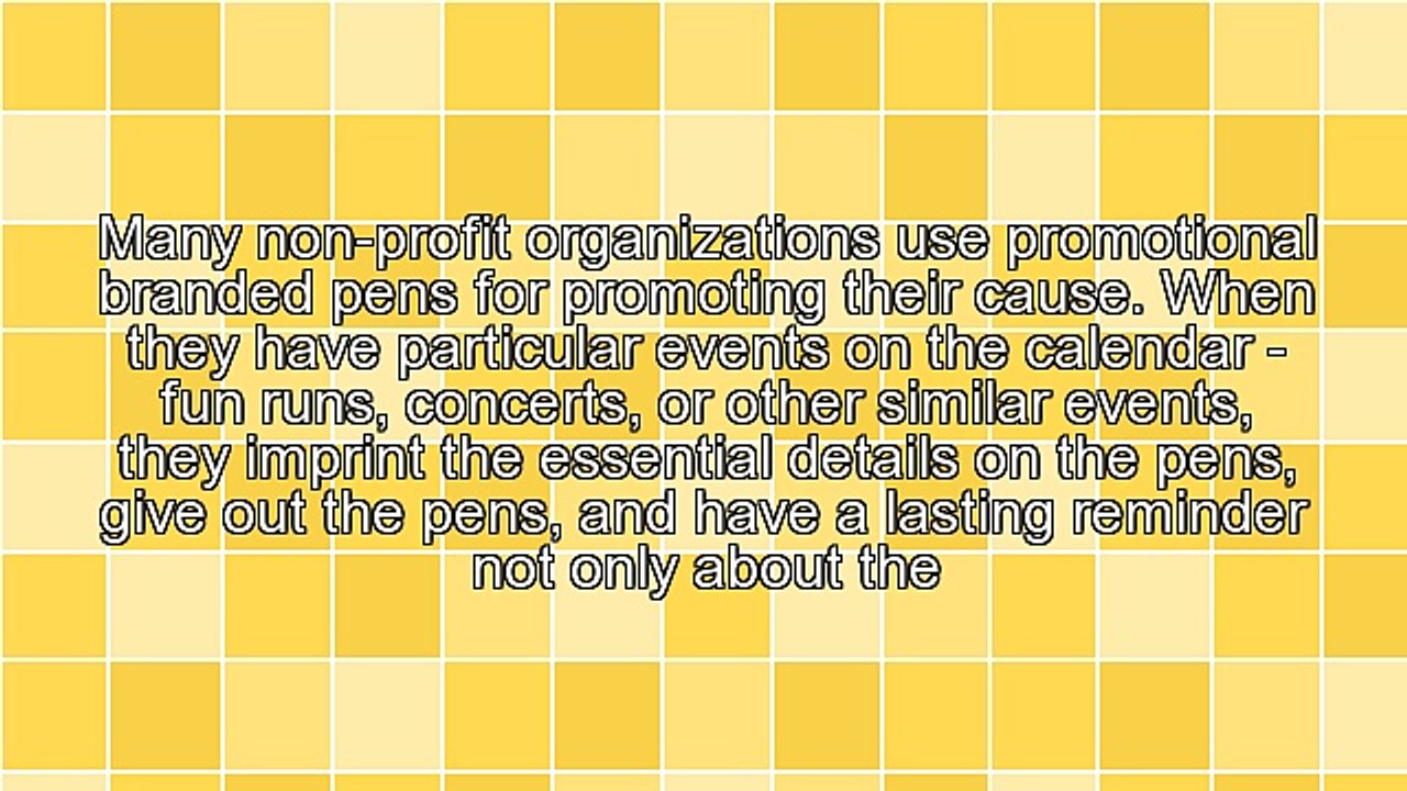 The Many Uses of Promotional Branded Pens