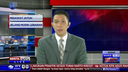 Pesawat Cessna Jatuh dan Tabrak Rumah Warga