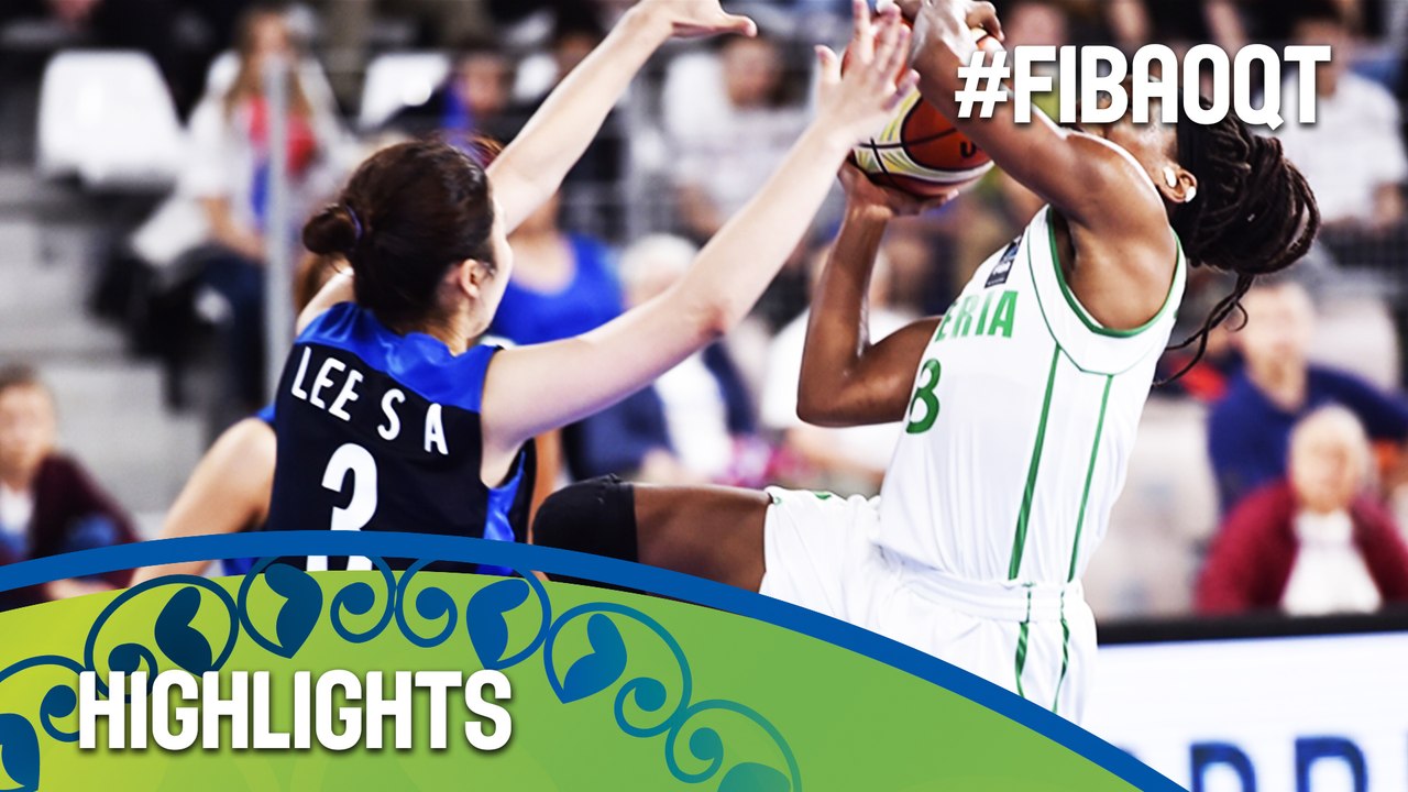Nigeria v Korea - Highlights - 2016 FIBA Women's Olympic Qualifying Tournament
