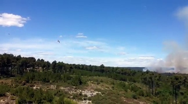 Incendie à Ventabren : sept Canadair et 200 pompiers luttent contre les flammes