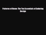 PDF Patterns of Home: The Ten Essentials of Enduring Design [Download] Full Ebook