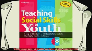 best book  Teaching Social Skills to Youth Second Edition