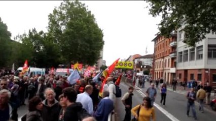 Fransa'daki Grev ve Protestolar - Toulouse