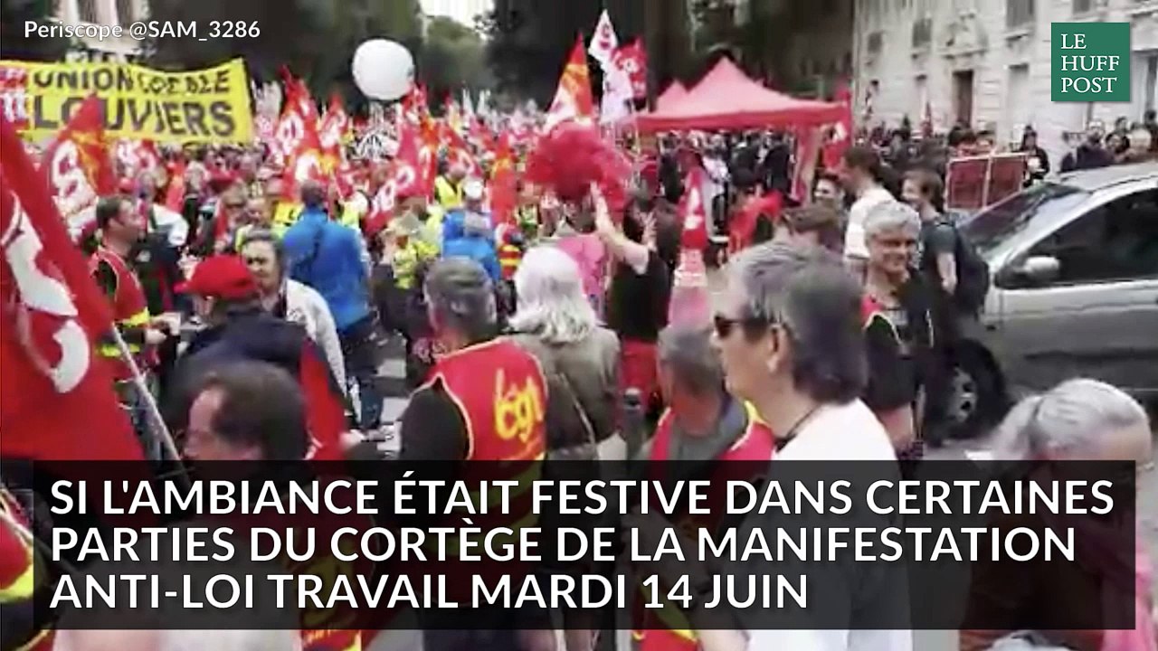 Tensions et violences lors de la manifestation anti loi Travail