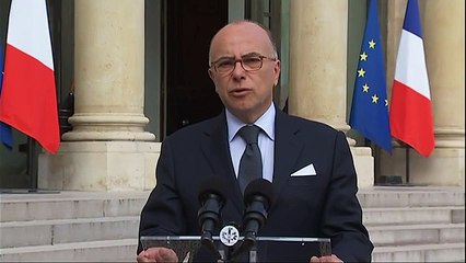 Déclaration du ministre de l'Intérieur Bernard Cazeneuve à la suite de l'acte terroriste survenu à Magnanville hier soir