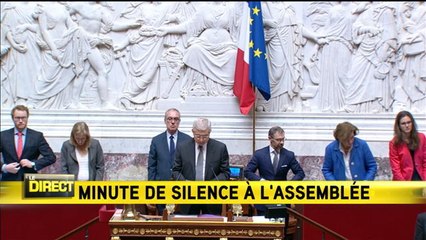 L'Assemblée Nationale a rendu hommage aux victimes des attentats de Magnanville et d'Orlando - 14/06/2016 à 16h05