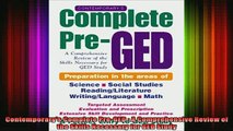 READ book  Contemporarys Complete PreGED  A Comprehensive Review of the Skills Necessary for GED Full EBook