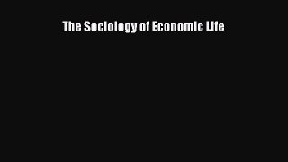 Read The Sociology of Economic Life Ebook Free