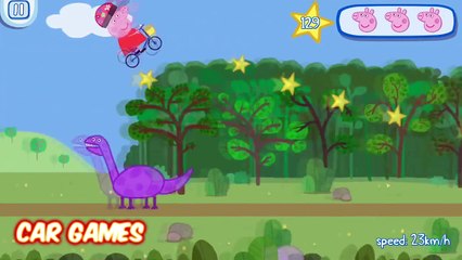 peppa pig by bike | free games | games for kids | videos for children