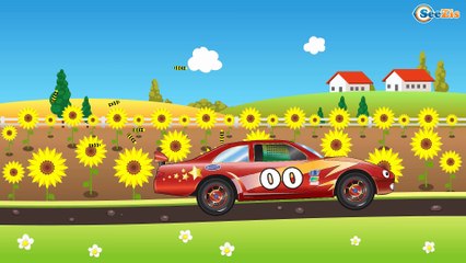 ✔ Dessins animé voiture. Voiture de course, Camion. Tiki Taki Voitures. Série 2 ✔