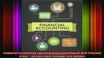 READ book  Financial Accounting Plus NEW MyAccountingLab with Pearson eText  Access Card Package Full Free