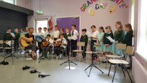 St Patrick's P.S. Year 5 singers and guitarists perform Morning has Broken at End of Year Concert 13.06.16