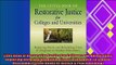 best book  Little Book of Restorative Justice for Colleges and Universities Repairing Harm And