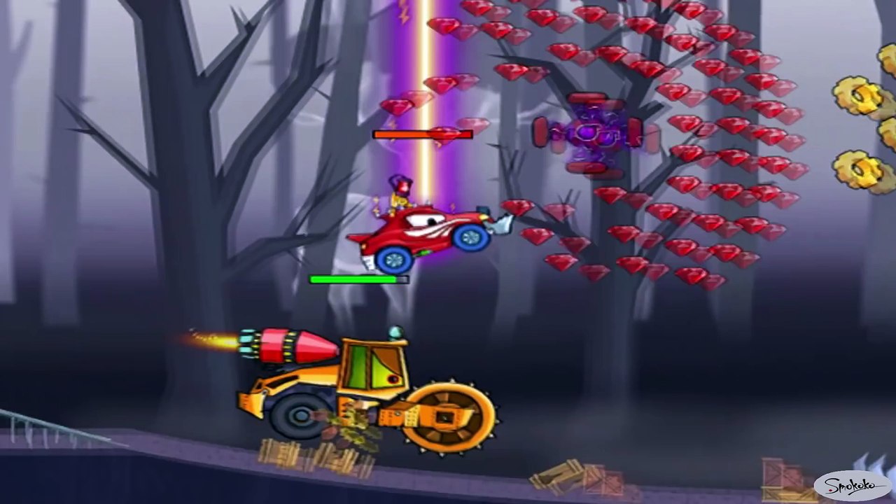 ✔ Cars cartoons for kids. Racing Car. High jumping in the air. Learning for children ✔