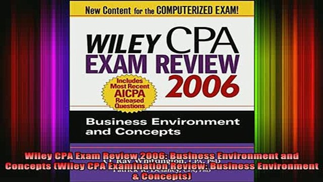 READ FREE FULL EBOOK DOWNLOAD Wiley CPA Exam Review 2006 Business Environment and Concepts Wiley CPA Examination Full Ebook Online Free