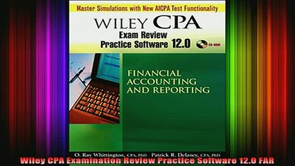DOWNLOAD FREE Ebooks  Wiley CPA Examination Review Practice Software 120 FAR Full EBook