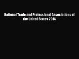 Read National Trade and Professional Associations of the United States 2014 E-Book Free