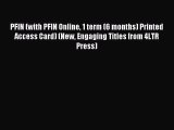 Read PFIN (with PFIN Online 1 term (6 months) Printed Access Card) (New Engaging Titles from