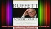 READ book  Buffett Beyond Value Why Warren Buffett Looks to Growth and Management When Investing Full EBook